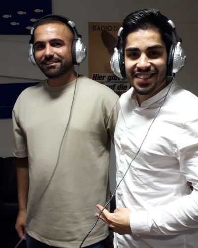 Naweed Osman und Mitarbeiter Samim Mirzada